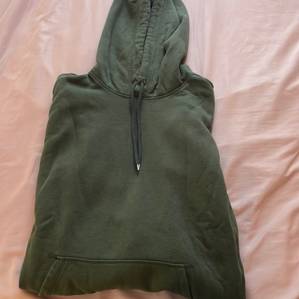 Olive green hoodie